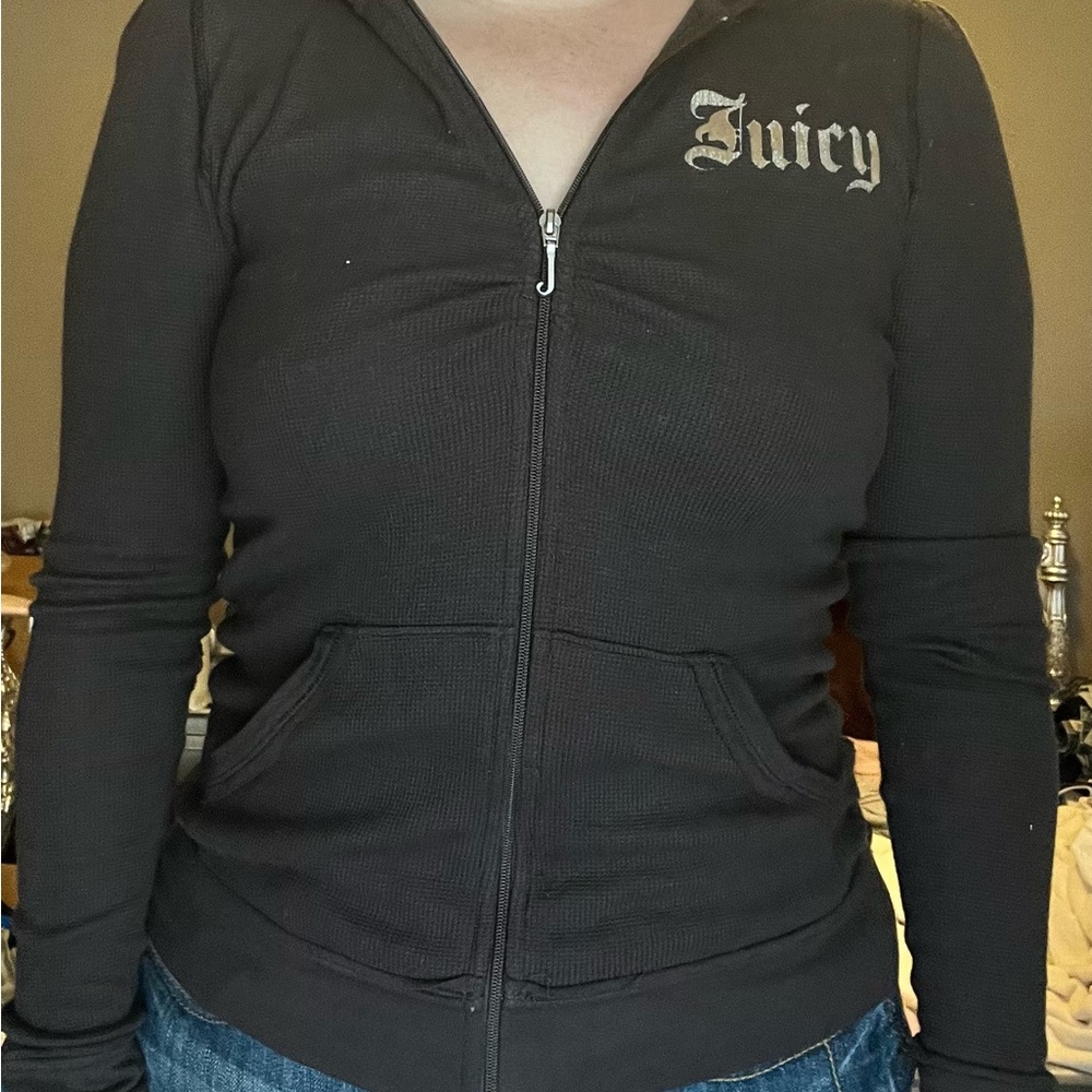 Rare vintage Juicy Couture brown zip up